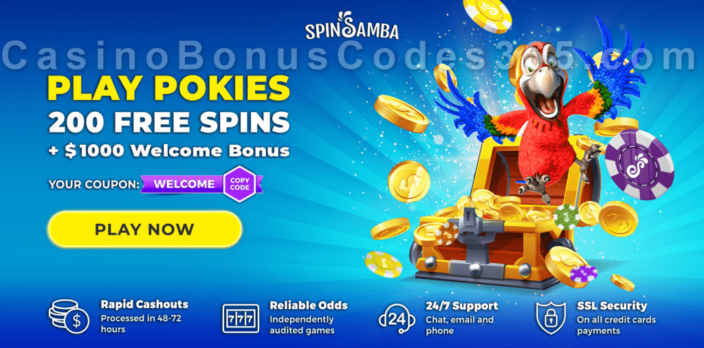 Spin Samba casino online