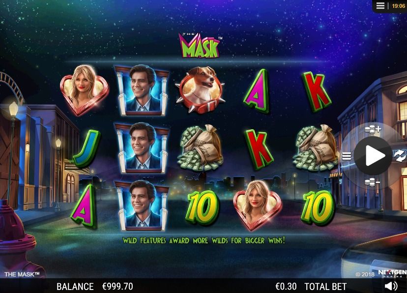the mask slots