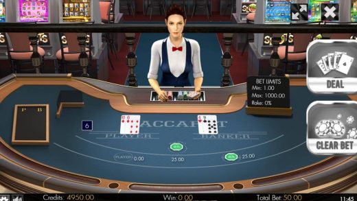 Baccarat 3D Dealer Casino Web Scripts